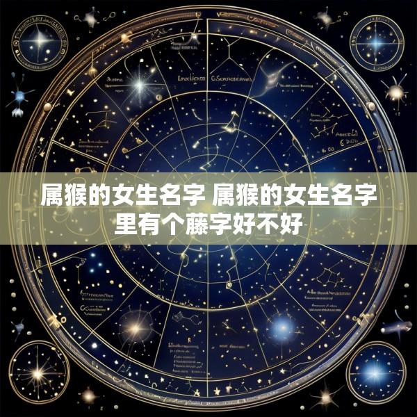 属猴的女生名字 属猴的女生名字里有个藤字好不好