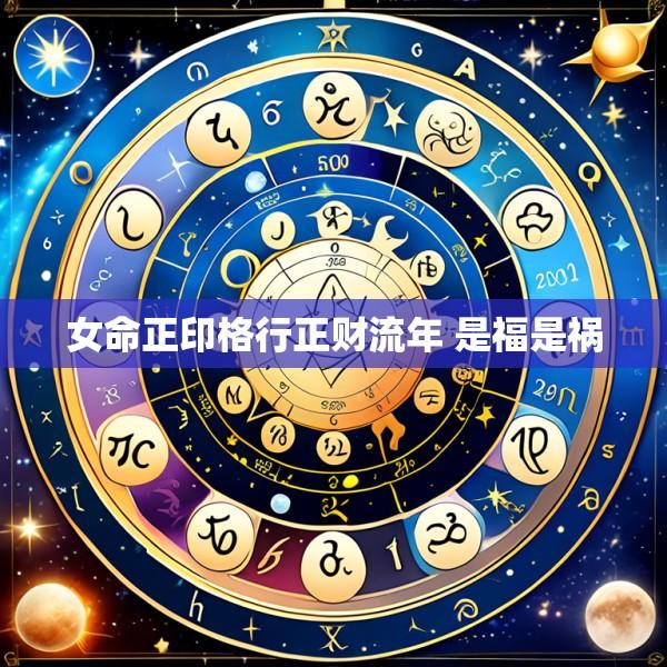 女命正印格行正财流年 是福是祸