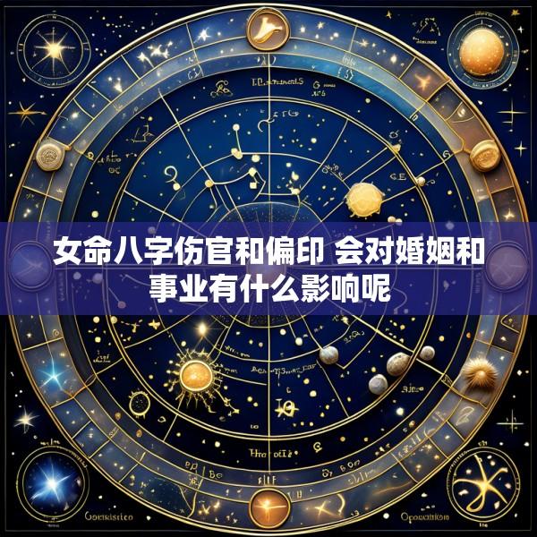 女命八字伤官和偏印 会对婚姻和事业有什么影响呢