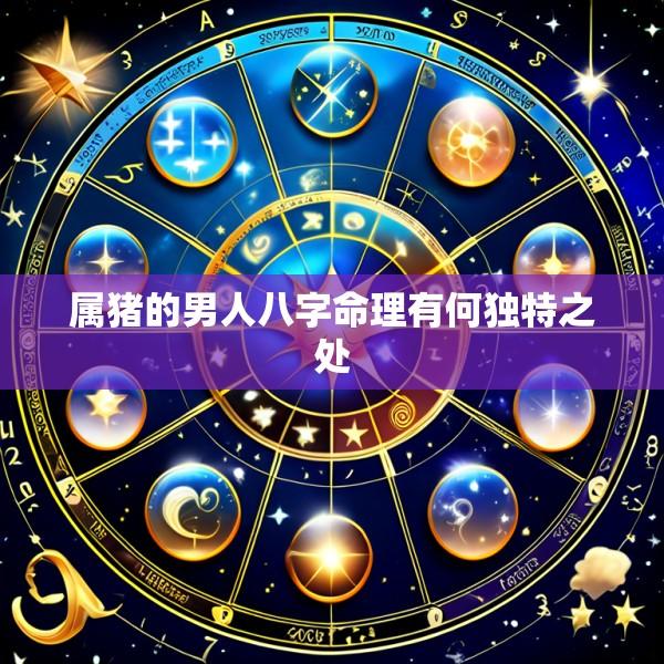 属猪的男人八字命理有何独特之处