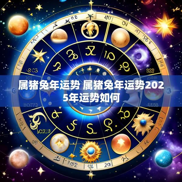 属猪兔年运势 属猪兔年运势2025年运势如何