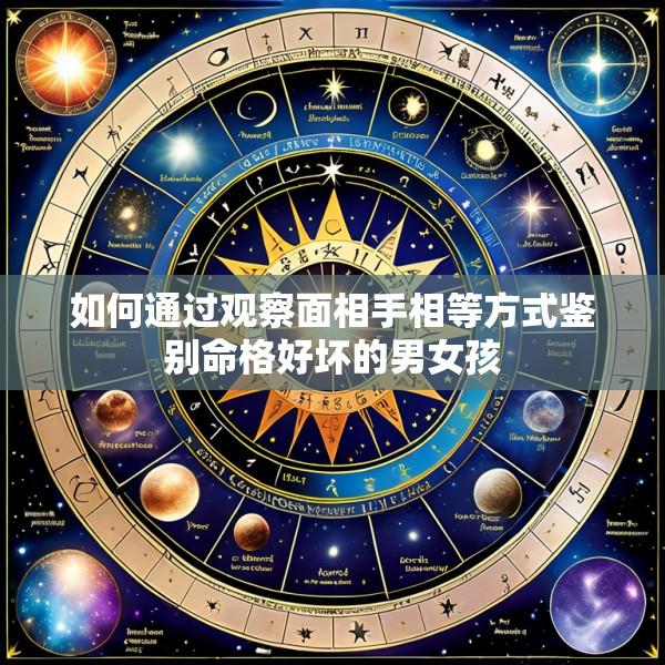 如何通过观察面相手相等方式鉴别命格好坏的男女孩