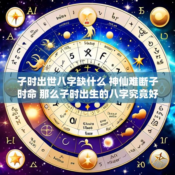 子时出世八字缺什么 神仙难断子时命 那么子时出生的八字究竟好不好
