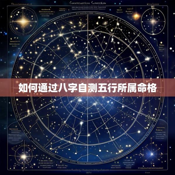 如何通过八字自测五行所属命格