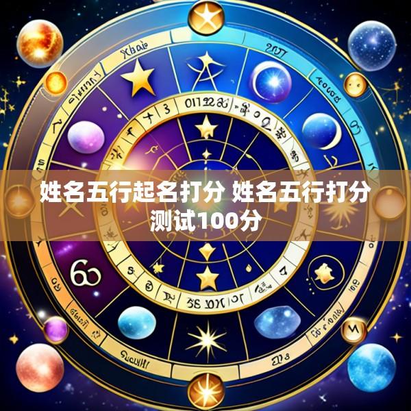 姓名五行起名打分 姓名五行打分测试100分