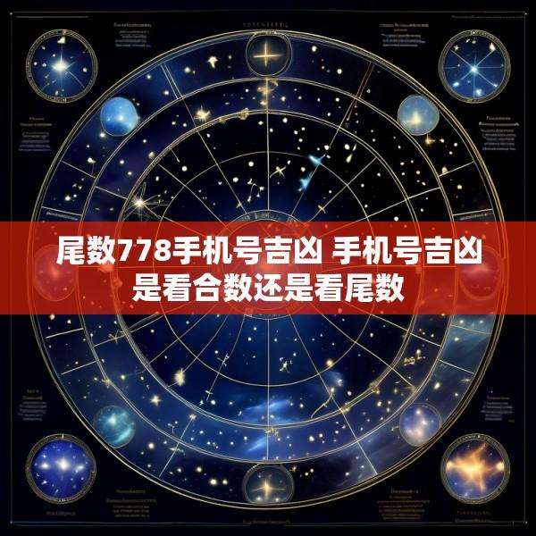 尾数778手机号吉凶 手机号吉凶是看合数还是看尾数