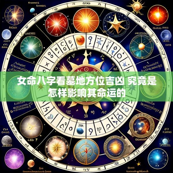 女命八字看墓地方位吉凶 究竟是怎样影响其命运的