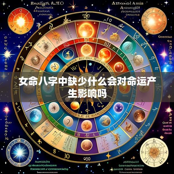 女命八字中缺少什么会对命运产生影响吗