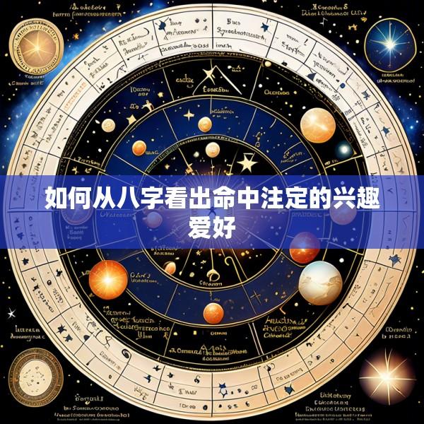 如何从八字看出命中注定的兴趣爱好