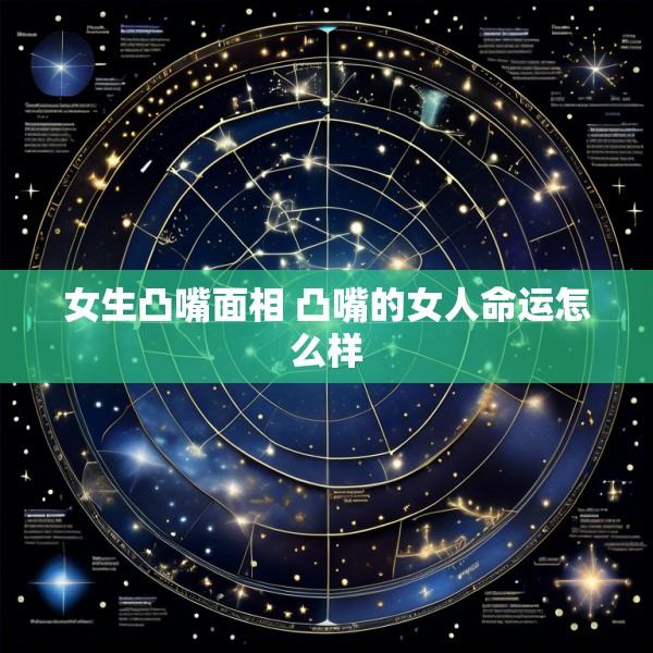 女生凸嘴面相 凸嘴的女人命运怎么样