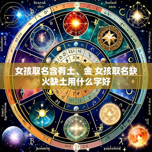 女孩取名含有土、金 女孩取名缺火缺土用什么字好