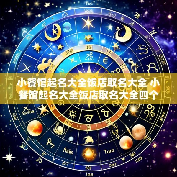 小餐馆起名大全饭店取名大全 小餐馆起名大全饭店取名大全四个字