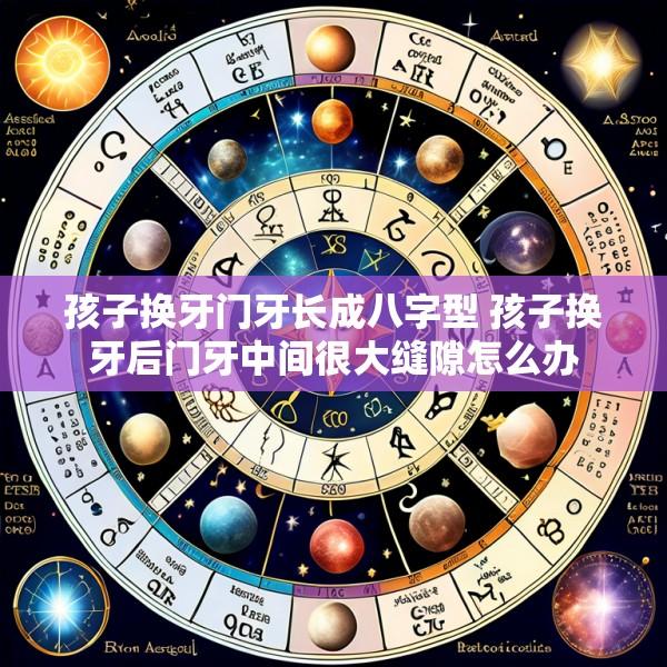 孩子换牙门牙长成八字型 孩子换牙后门牙中间很大缝隙怎么办