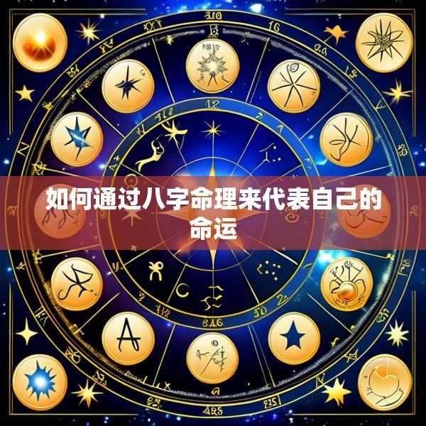 如何通过八字命理来代表自己的命运