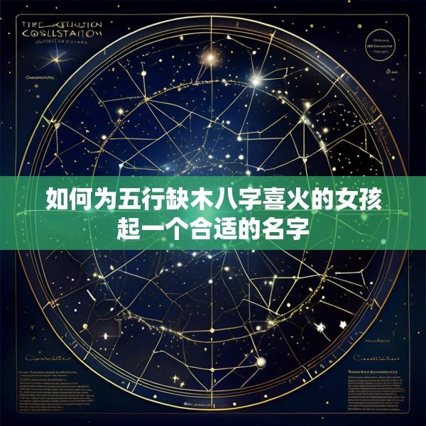 如何为五行缺木八字喜火的女孩起一个合适的名字