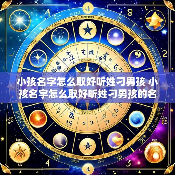 小孩名字怎么取好听姓刁男孩 小孩名字怎么取好听姓刁男孩的名字