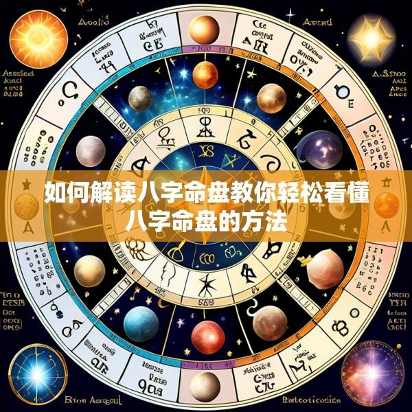 如何解读八字命盘教你轻松看懂八字命盘的方法