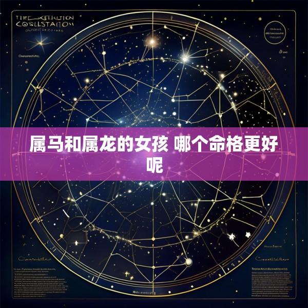 属马和属龙的女孩 哪个命格更好呢