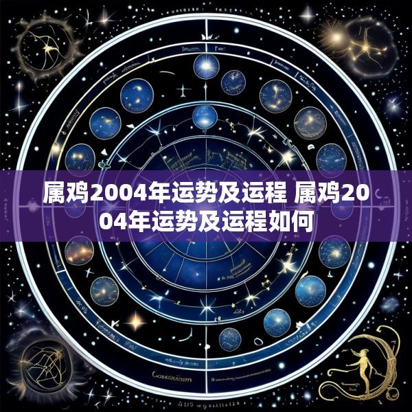 属鸡2004年运势及运程 属鸡2004年运势及运程如何