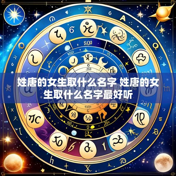 姓唐的女生取什么名字 姓唐的女生取什么名字最好听