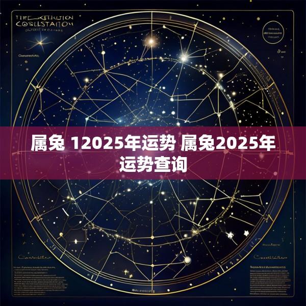 属兔 12025年运势 属兔2025年运势查询
