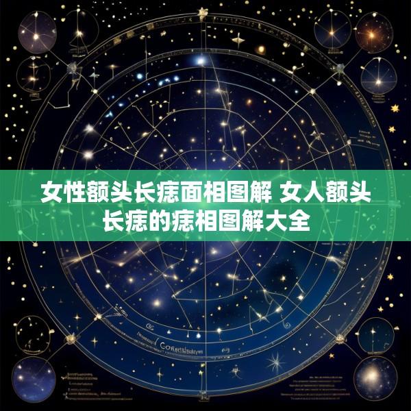 女性额头长痣面相图解 女人额头长痣的痣相图解大全