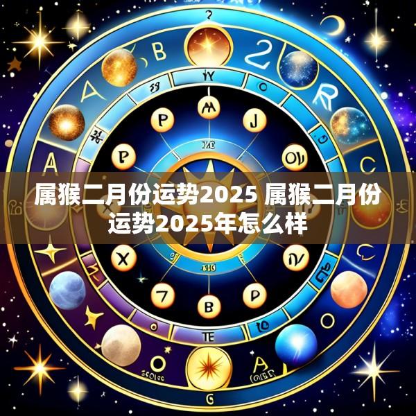 属猴二月份运势2025 属猴二月份运势2025年怎么样