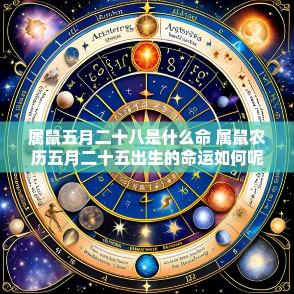 属鼠五月二十八是什么命 属鼠农历五月二十五出生的命运如何呢