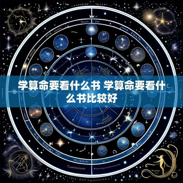 学算命要看什么书 学算命要看什么书比较好