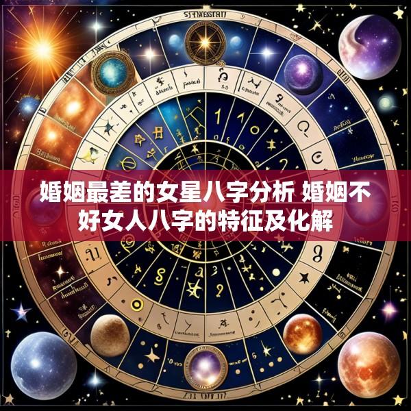婚姻最差的女星八字分析 婚姻不好女人八字的特征及化解