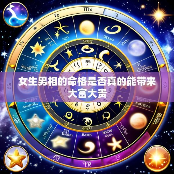 女生男相的命格是否真的能带来大富大贵