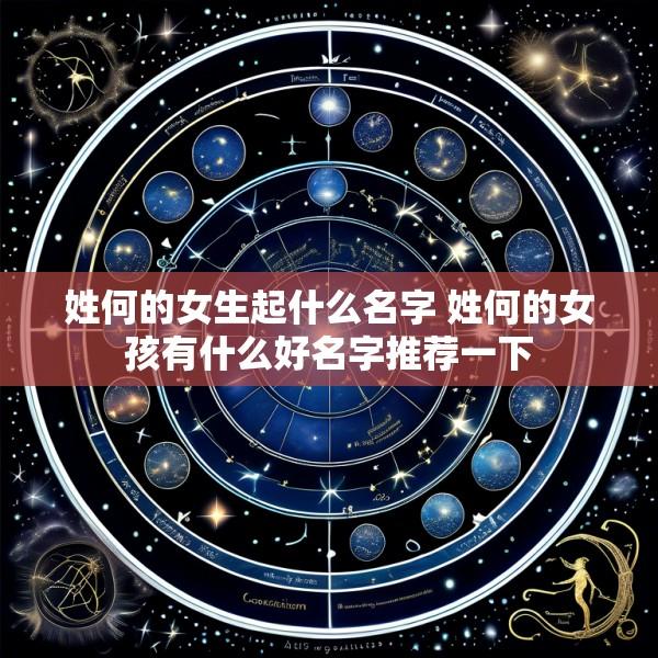 姓何的女生起什么名字 姓何的女孩有什么好名字推荐一下