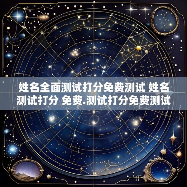 姓名全面测试打分免费测试 姓名测试打分 免费.测试打分免费测试
