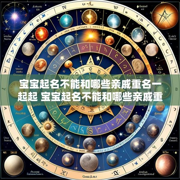 宝宝起名不能和哪些亲戚重名一起起 宝宝起名不能和哪些亲戚重名一起起名