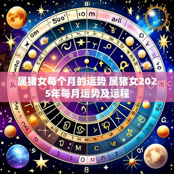 属猪女每个月的运势 属猪女2025年每月运势及运程