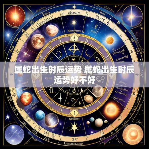 属蛇出生时辰运势 属蛇出生时辰运势好不好