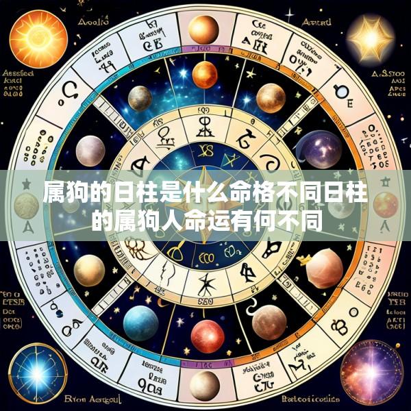 属狗的日柱是什么命格不同日柱的属狗人命运有何不同