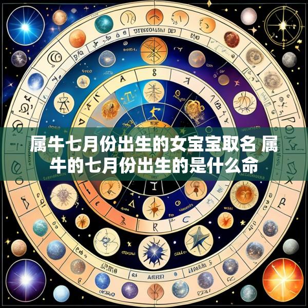 属牛七月份出生的女宝宝取名 属牛的七月份出生的是什么命