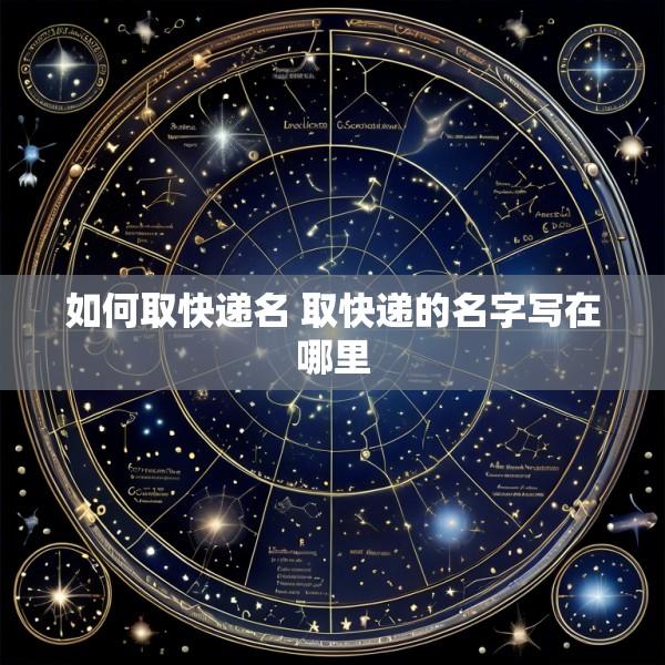 如何取快递名 取快递的名字写在哪里