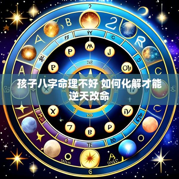 孩子八字命理不好 如何化解才能逆天改命