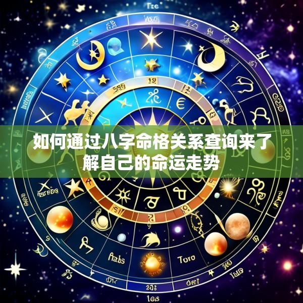 如何通过八字命格关系查询来了解自己的命运走势