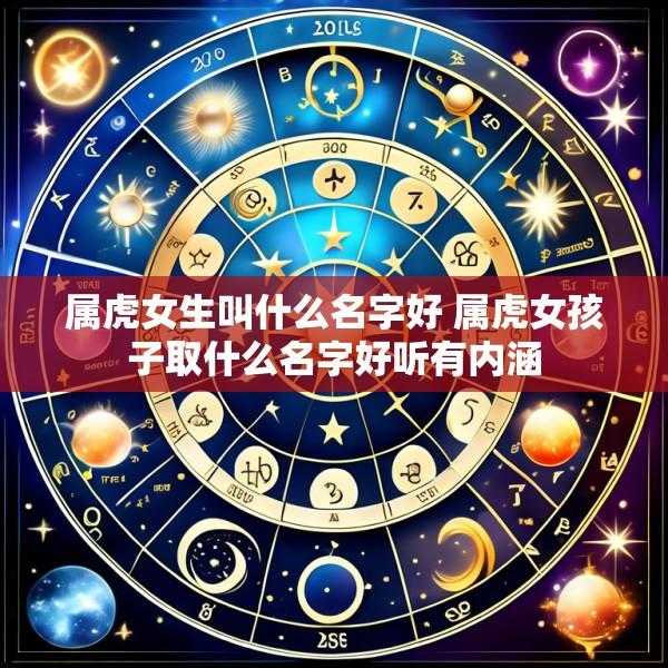 属虎女生叫什么名字好 属虎女孩子取什么名字好听有内涵