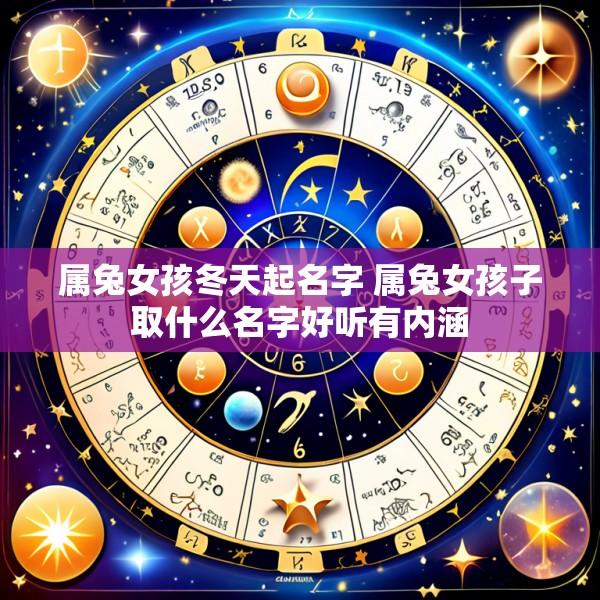 属兔女孩冬天起名字 属兔女孩子取什么名字好听有内涵