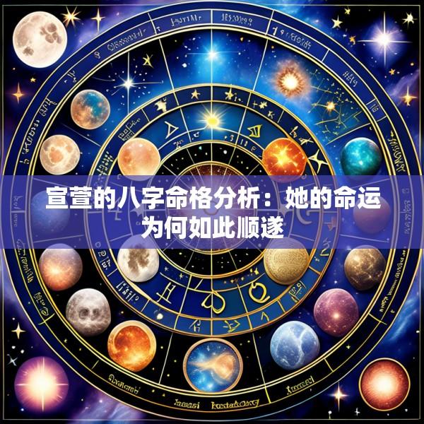 宣萱的八字命格分析：她的命运为何如此顺遂