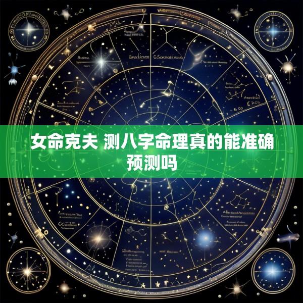 女命克夫 测八字命理真的能准确预测吗