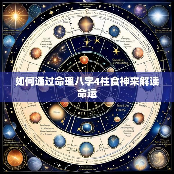 如何通过命理八字4柱食神来解读命运