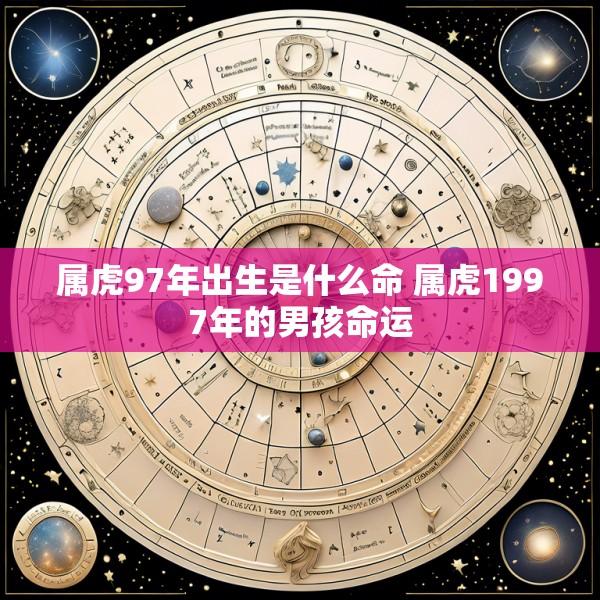 属虎97年出生是什么命 属虎1997年的男孩命运