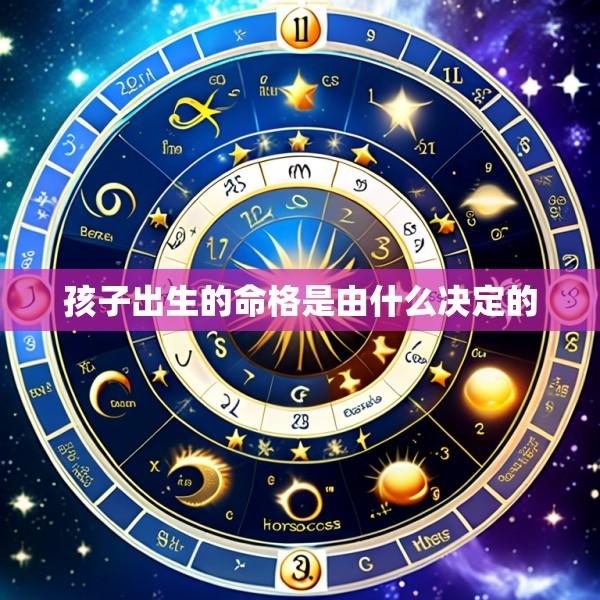 孩子出生的命格是由什么决定的