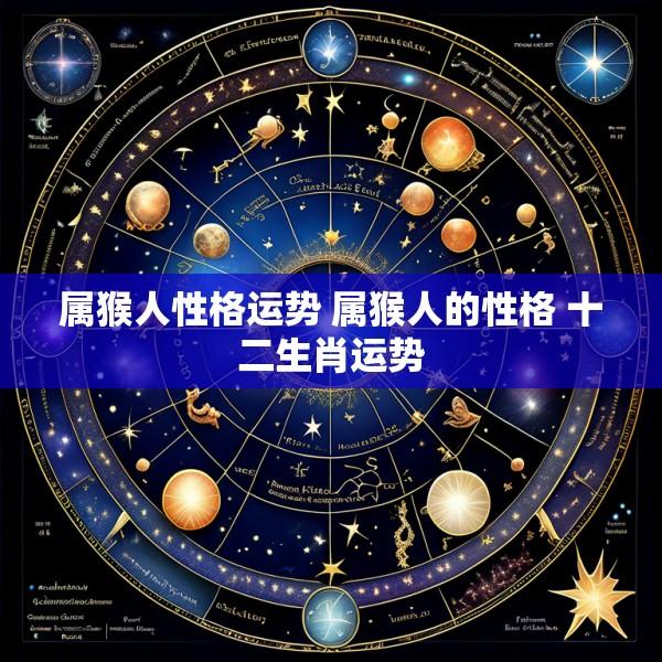 属猴人性格运势 属猴人的性格 十二生肖运势
