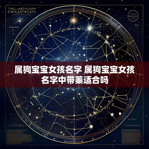 属狗宝宝女孩名字 属狗宝宝女孩名字中带蓁适合吗